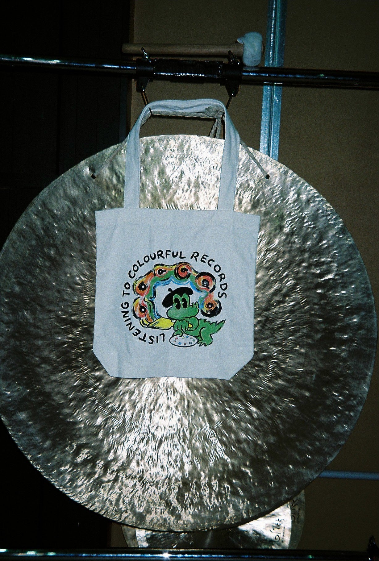 Colourful Records market tote