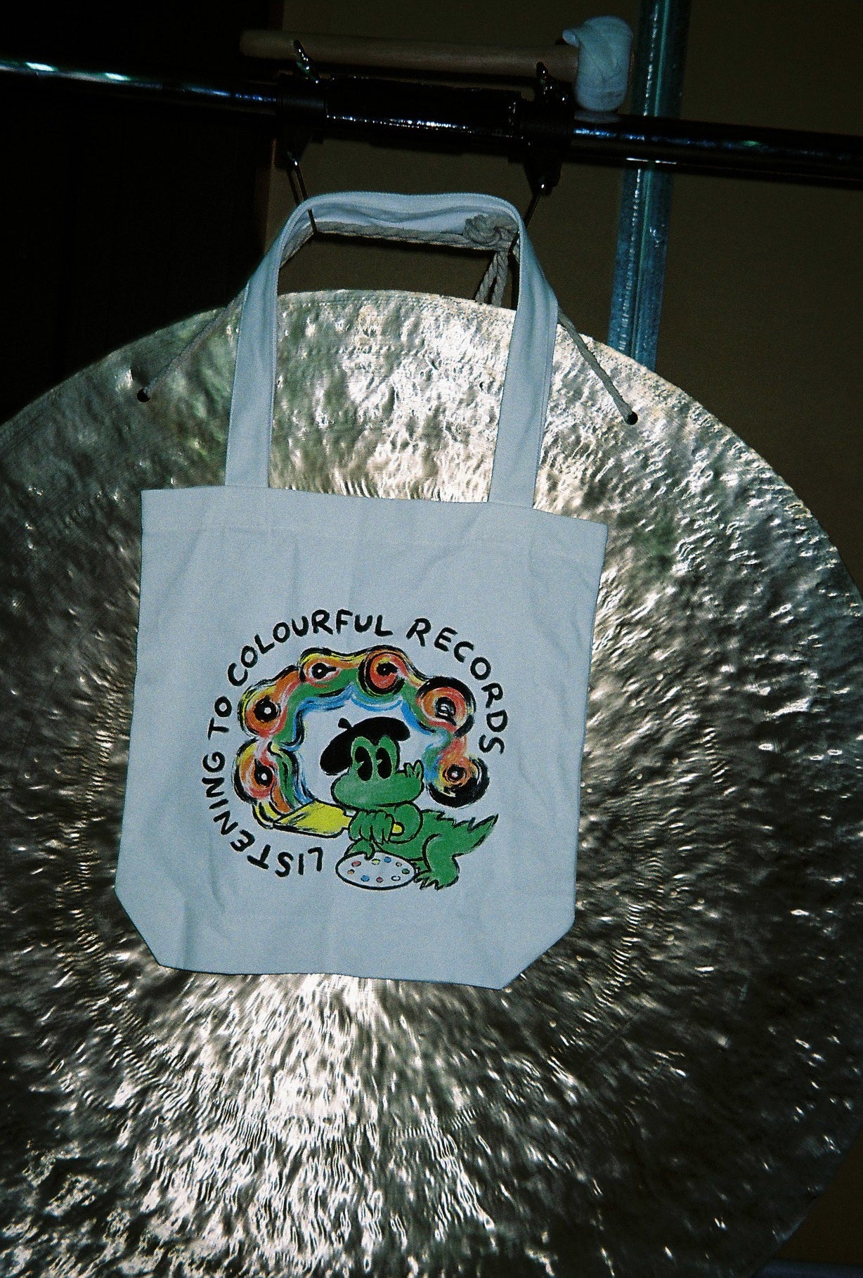 Colourful Records market tote