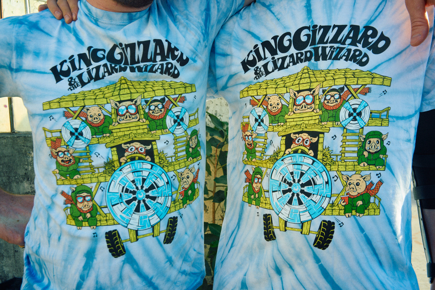 Pig Plane Tie Dye Tee